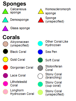 Deep Sea Corals Legend